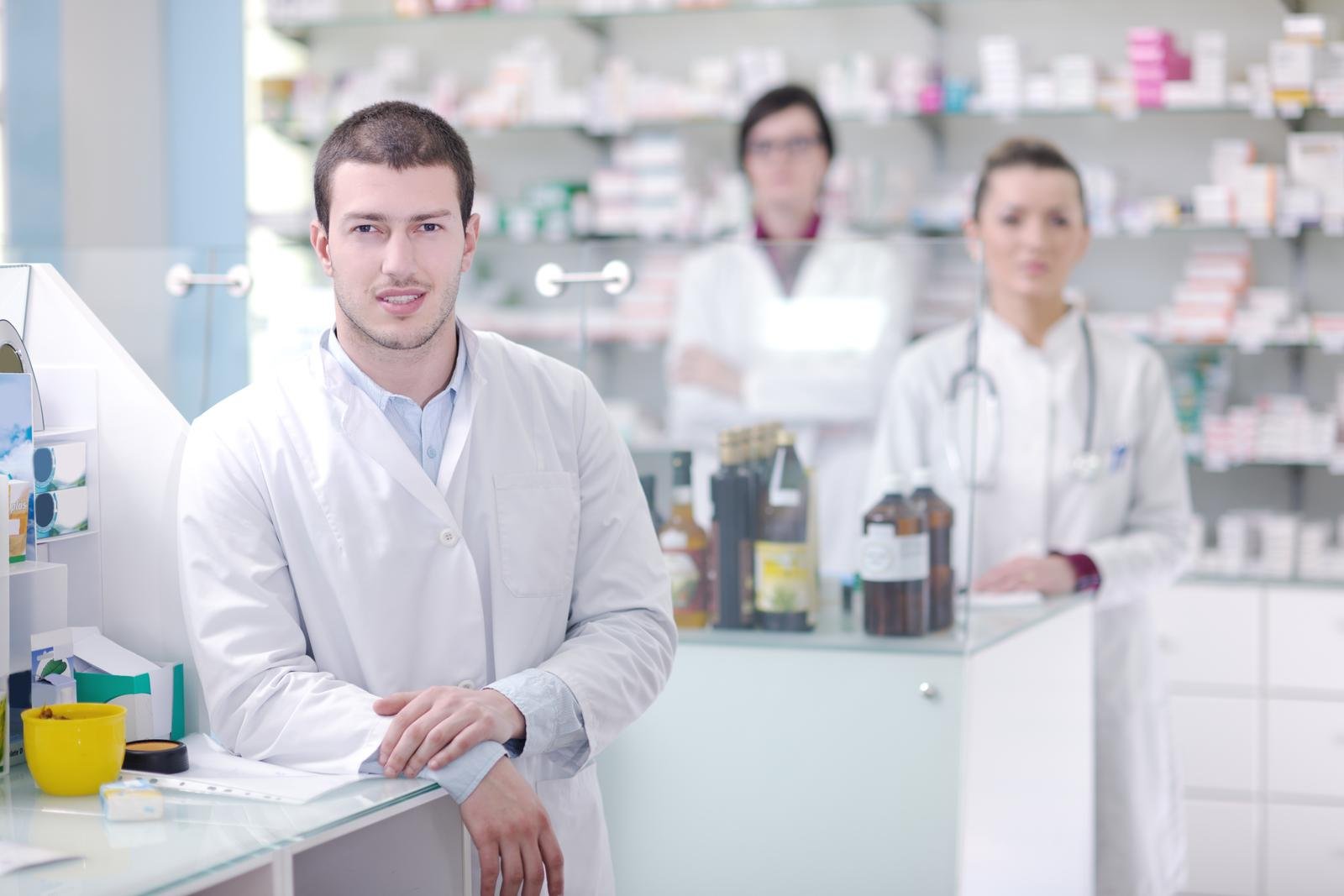 pharmacy drugstore people team